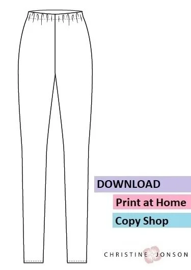 Trouser Leg Pants for Wovens 1010T — Christine Jonson Sewing Patterns